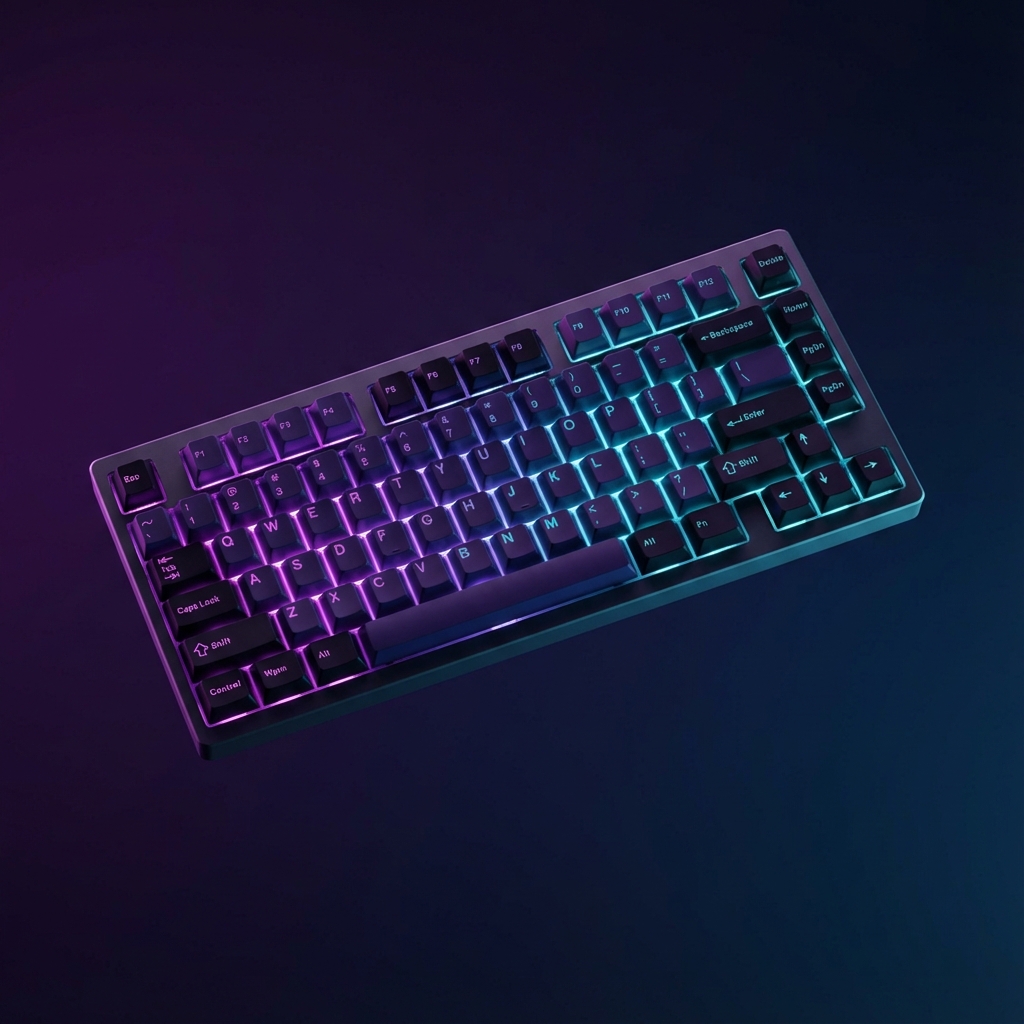 Premium mechanical keyboard with RGB lighting
